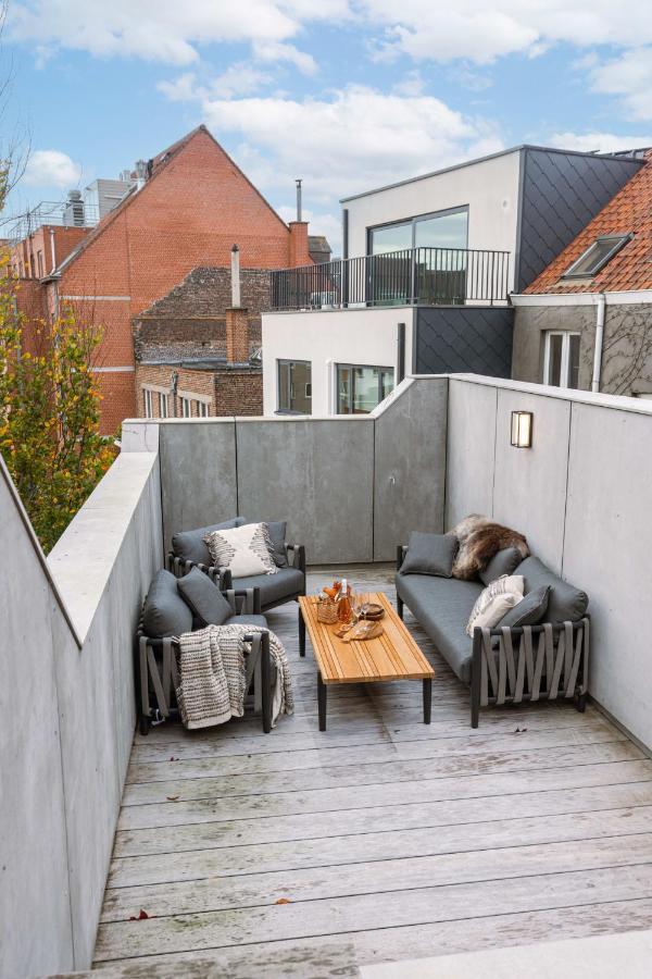 Beautiful Luxurious Mansion With Several Terraces Kortrijk Exterior foto